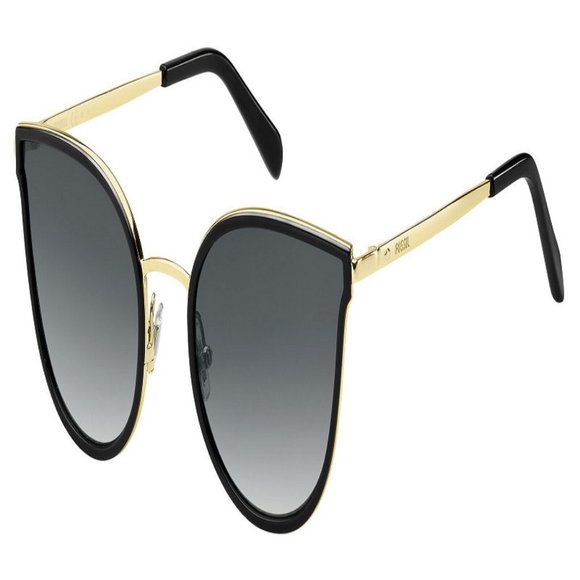 Fossil Cat Eye Women Black Gold Metal Frame main image 4